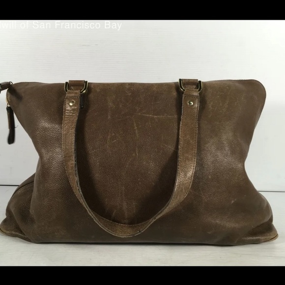 Mulberry Brown Leather Tote - Picture 3 of 14